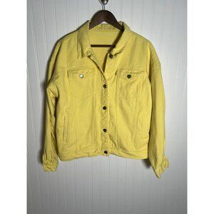 Yellow Jeans Jacket Women’s Size 2XL Work, Party, Going Out, Casual